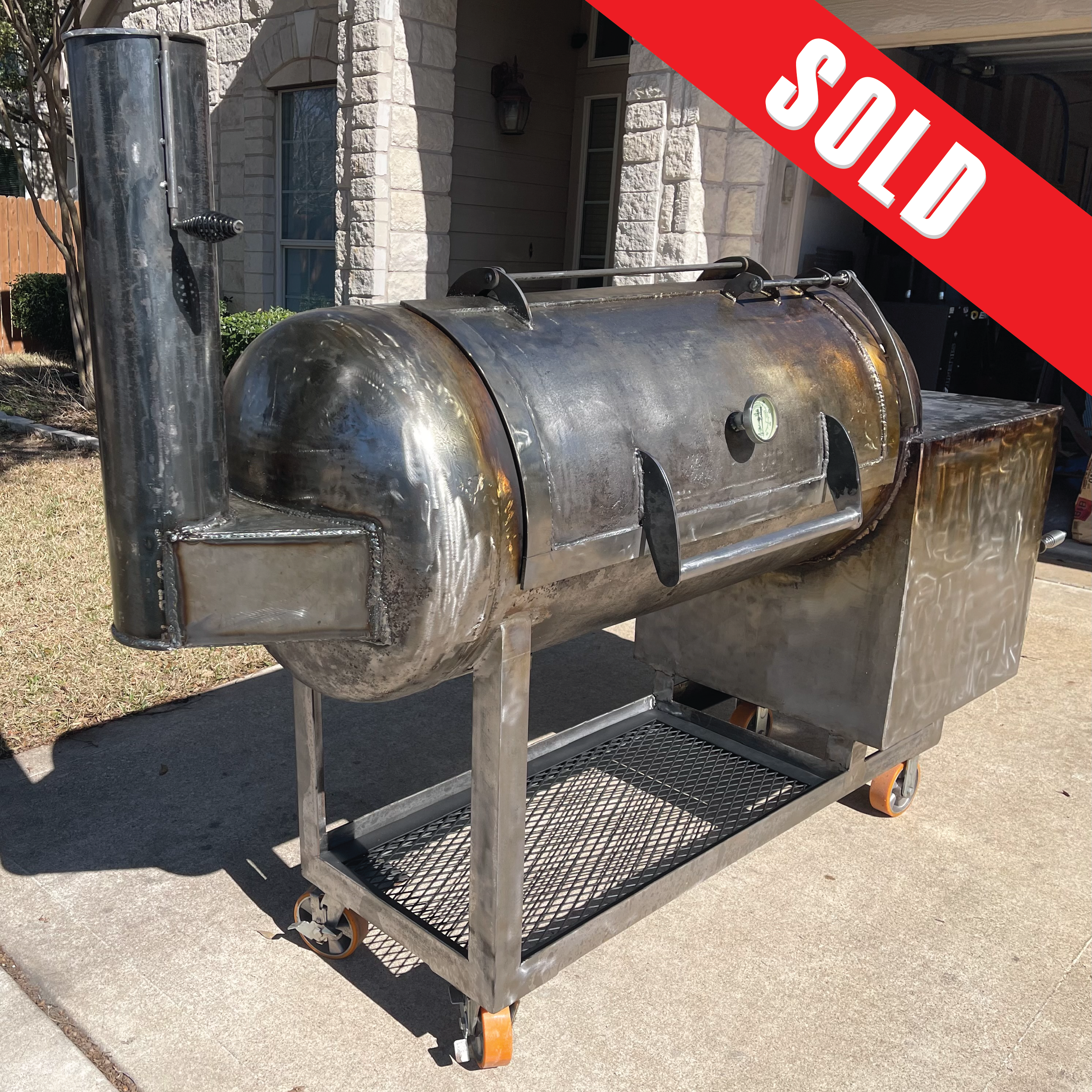 Custom 150 Gallon Offset Smoker
